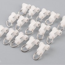 커튼레일 롤러 커튼 롤러 커텐 걸이 고리 15p