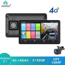 내비게이션 오토 무선카플레이자동차 대시 보드 듀얼 렌즈 ADAS GPS 내비게이션 챠량용 DVR 카메라 나이, 01 None_03 4G 15M back camera