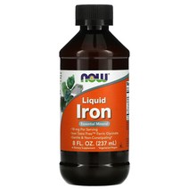 나우푸드 리퀴드 액상 철분 아이언 Iron 8 237ml, 1개