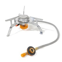 플랫버너 고화력가스버너 백패킹 트윈 캠핑 미니 가스 스토브 9성 대륙강염 버너 TARKA 야외 접이식 분리형 배낭 강력한 화재 히터 하이킹 피크닉 요리 용품, 1.gas stove