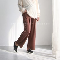 [스위트플러스] 임부복 소프트 주름 와이드 와이드 임산부 팬츠