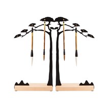 유저핏 고급 서예 붓 거치대 붓걸이 문방사우, 1개