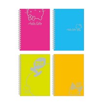 헬로키티 스프링노트 칼라PP노트 2+2 2셋트(8개) 유선노트