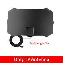 8K HDTV 디지털 TV 안테나 DVB 400 마일 Freeview 25DB 고 이득 신호 수신기 앰프 부스터 Camper Van Caravan 등, [02] only Antenna