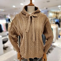 tto 꽈배기짜임 후드니트티셔츠(T24KHN02AX)