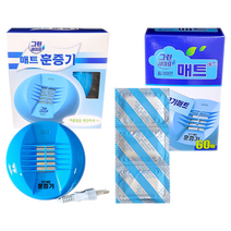 일명제약 그린세이프 전자모기향 세트 매트훈증기 + 매트, 1세트