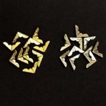 북아트용코너캡-대 6mm(1봉지약8개입)/908518/코너캡, 은색