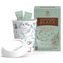 맥널티커피 아메리카노 블랙 민트초코향 20p + 리유저블컵 세트, 20개, 3세트