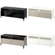 이케아 TV장식장 BESTA 베스토 TV장식장+서랍 화이트/팀메르비켄/스투바르프 화이트 120x42x48 cm