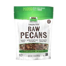 NOW Foods 나우푸드 리얼푸드 생 피칸 340g 무염 Raw Pecans 식이섬유 단백질 철 칼슘 감자