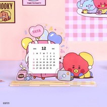 [BT21] 아크릴 스탠드 캘린더 [파티], KOYA