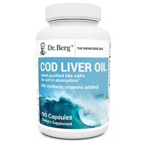 Dr.BergsNutritionals Cod Liver Oil 코드 리버 오일 90정