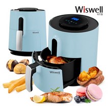 위즈웰 디지털 에어프라이어 WH8230 스카이블루, WH8230(스카이블루)단품