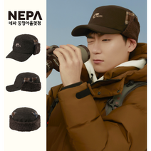 네파 아울렛 남성 에이크 군모캡(+귀) 겨울 등산 기모 방한모 캡모자 7GF7411, BROWN(600)