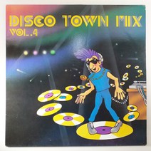 (중고LP) 디스코 타운 믹스 4집. DISCO TOWN MIX VOL.4 1989년 발매 라이센스 (자켓 음반 상태 A. 가사지 있음)