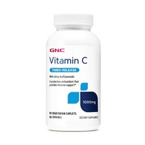 GNC 비타민 C 씨 아스코르브산 바이오플라보노 90정, 1개, 90캡슐