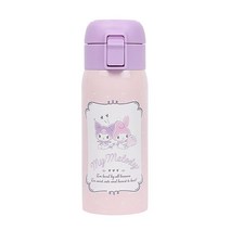 마이멜로디 쿠로미 원터치 스텐 보틀 350ml 보온 물병, 단품