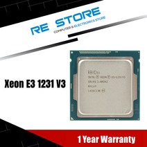 CPU 인텔제온 E3 1231 v3 3.3GHz 쿼드 코어 CPU 프로세서 8M 80W LG 호환 호환A 1150, 한개옵션0