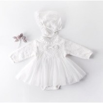 러브 프린트 재킷 + 러브 프린트 점프수트 투피스 슈트 소녀 봄 가을 스웨터 2022 패턴 아기 점프수트