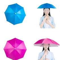 모자우산 햇빛 차단 용 자외선차단 야외용 모자 낚시 농장 밭일 하우스 과수원 주말농장 용품, 우산모자 95 블루