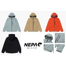 네파 남자 4가지 칼라 봄 방수와 투습기능이 뛰어난 가벼운 산행 및 일상 생활에 착용가능 가슴 부분 방수 지퍼와 산 자수 포인트 바람막이 자켓_