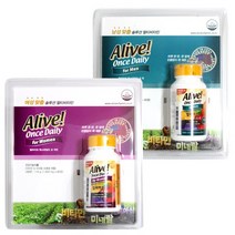 얼라이브 멀티 비타민 원스 데일리 포맨 포우먼 60정 종합 남성 여성 영양제 피로회복제