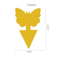 바렐기 폴리싱머신 바렐연마기 자석 연마기 광택기 세척 금속 강한 노란색 끈적이 트랩 과일 플라이 버그 스티커 보드 실내/실외 사용 양면 인젝트 모기 나방 플라잉 12 개, 01 12pc Butterfly