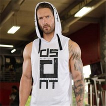 GYMOHYEAH Men Cotton Hoodie Sweatshirts fitness clothes building tank top men Sleeve [A00065707]