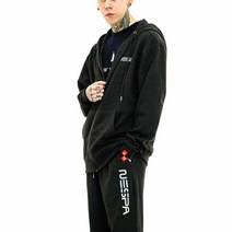 [네스파] 영문 후드집업일자트레이닝복세트 빅사이즈 남녀공용