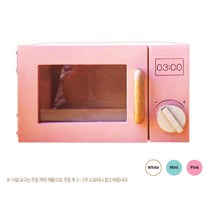 유치원 키즈 어린이 원목소꿉놀이 전자레인지 집중력 교육완구 EQ, White