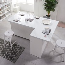 퍼치스 쿡슐랭 아일랜드식탁 수납장 테이블, 01-도어형 990 x 380 x 820, 13-인조대리석 1000 x 600 브라운