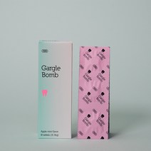 가글밤 휴대용 고체가글 애플민트향 개별타입, 18정 x 7개