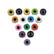 스케이트 보드 베어링 교체 듀얼 고무 쉴드 608 롱보드 롤러 밀폐 휠 구성 요소 관리 부품 유지 skate 1pcs ABEC-9, 블랙