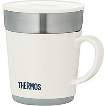 써모스 보온 보냉 머그컵 스테인리스 350ml, 단품, 화이트, 240ml