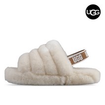 어그 UGG 플러프 예 여성 겨울 방한 털슬리퍼 1098494K-NAT