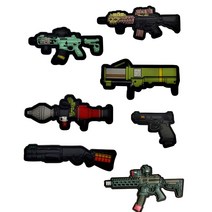 프리미엄 총 GUN 패치 헬스 서바이벌 빈티지 PVC 밀리터리 주짓수 택티컬 와팬 마크
