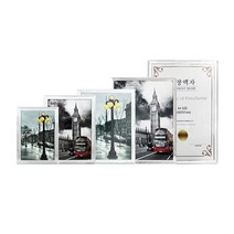 레옹물산특가_[국내산] 크리스탈 액자 4X6 은색, 레옹 쿠팡 본상품선택