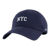 팸드님 NYC 1987 레터링 자수 야구모자 남자 여성 데일리 볼캡