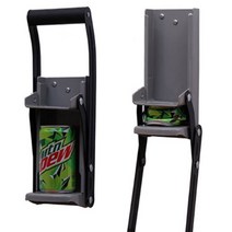 간편한 캔압축기 페트병압축기 분리수거 부피줄이는, 레드, 1개