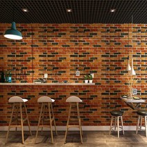 단열스티로폼 단열재 셀프 시공 보드 난연 폼, 브릭레드스페셜프로모션(10개들이팩)벽지만