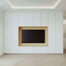 [현대리바트 본사직영] 리바트 커스텀월 TV 거실장 월플렉스 2420~4320 (1600 TV장 구성) /실측 시공비포함, 05.TV 거실장 월플렉스 3220~3520