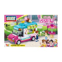 GUDI 모던걸즈 아이스크림카 블럭 호환가능 228PCS