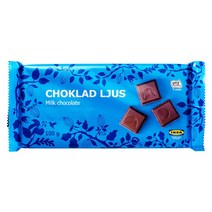 이케아 쇼클라드 유스 밀크 초콜릿 100g, 1개