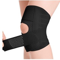온열 무릎 마사지기 측면 안정기가 있는 보호대 반월상 연골 파열 통증 완화 ACL MCL 관절염 관절 통기성 조절 가능, 11.Black left side  XL