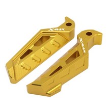 [해외]YAMAHA XMAX X-MAX 125 250 300 400 오토바이 액세서리 뒷좌석 승객 발판 발 받침대 페그 뒷 페달 미끄럼 방지 페달, 금