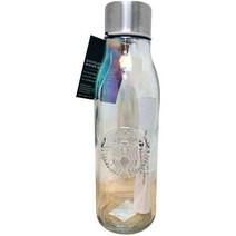 스타벅스 Recycled Glass 물병 텀블러 (Iridescent)