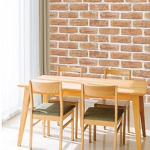 인테리어 시트지 필름 50cm x 250cm, MDB-06 리얼벽돌 오렌지
