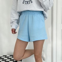 여성용 캔디 컬러 3부 반바지