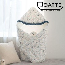 조아뜨 플라워 순면 겉싸개_네이비 / 출산준비 출산선물 아기이불 아기겉싸개