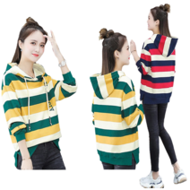 K.ONLINE SHOP봄가을 여자 후드티 루즈핏 패션 맨투맨 티셔츠 후드티 후드집업 가디건